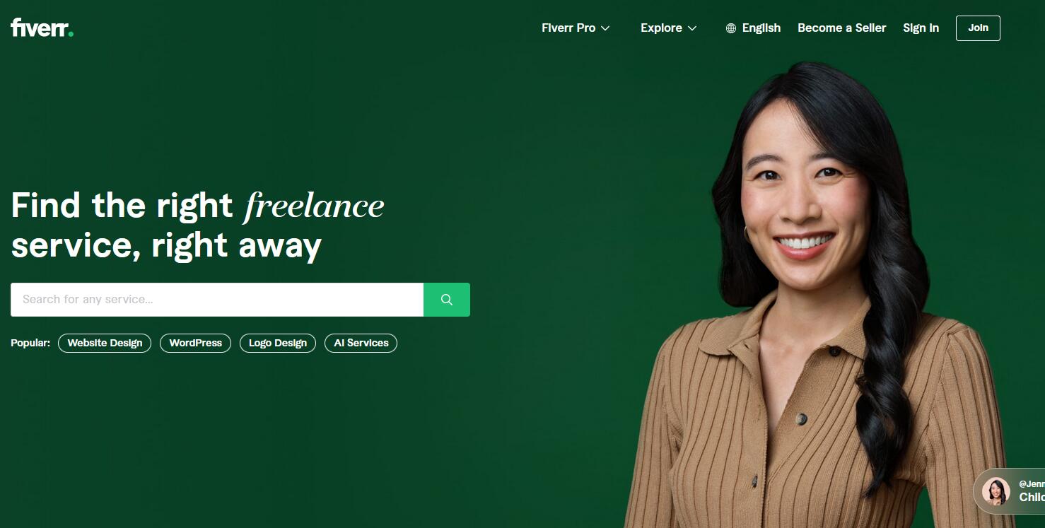 Fiverr自由職業在線平臺
