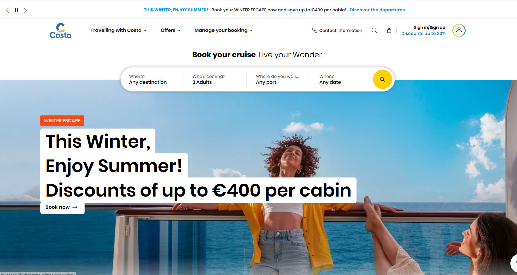 歌詩達(dá)郵輪官方網(wǎng)站