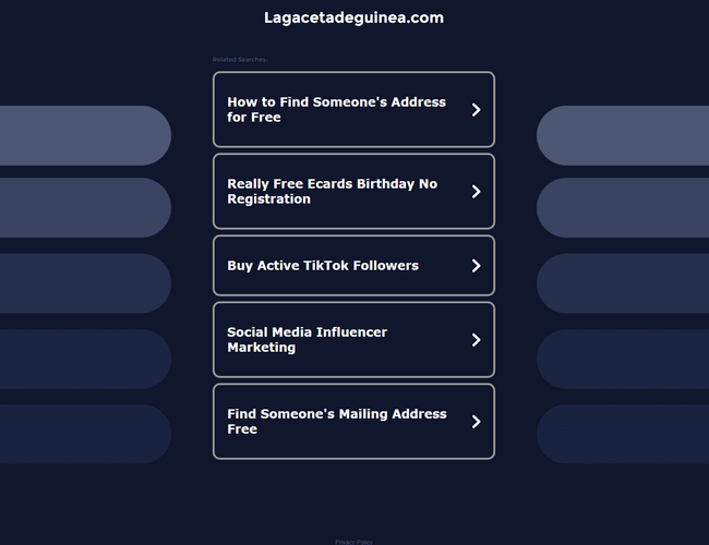 《赤道幾內亞公報》官網